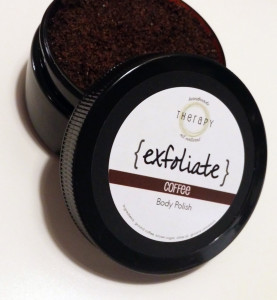 products - exfoliate - coffee body polish
